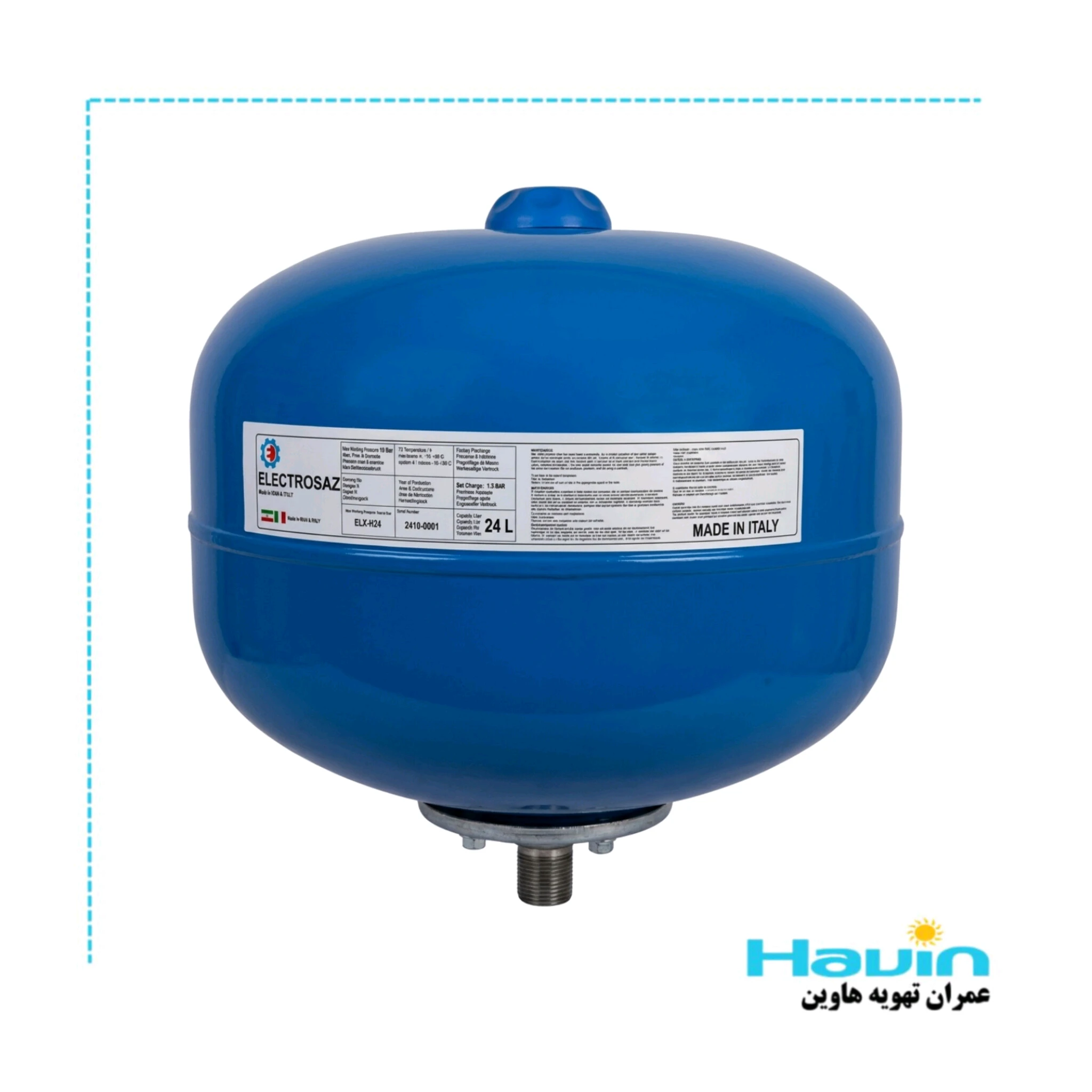 24 liter lightweight pressurized source منبع تحت فشار 24 لیتری سبک الکتروساز