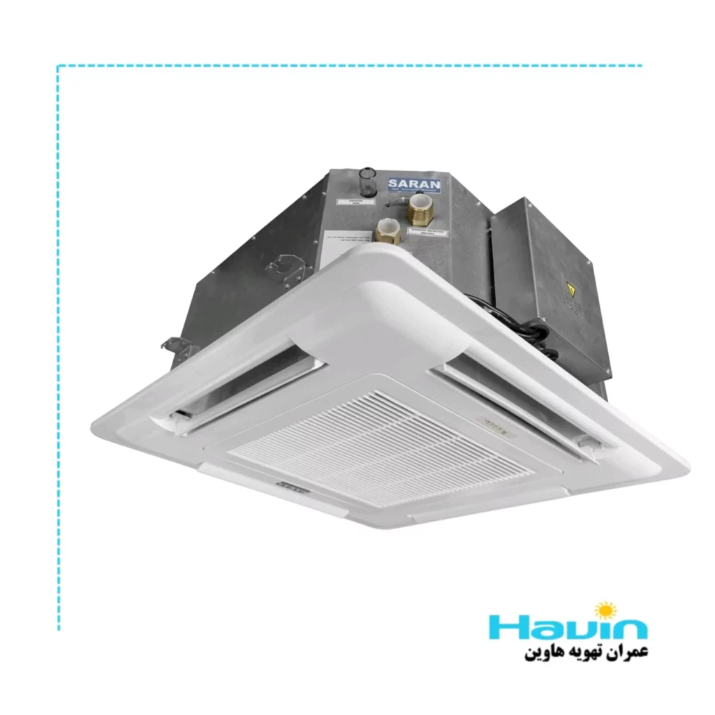 فن کویل کاستی چهار طرفه ساران مدل SRFCC-4-600